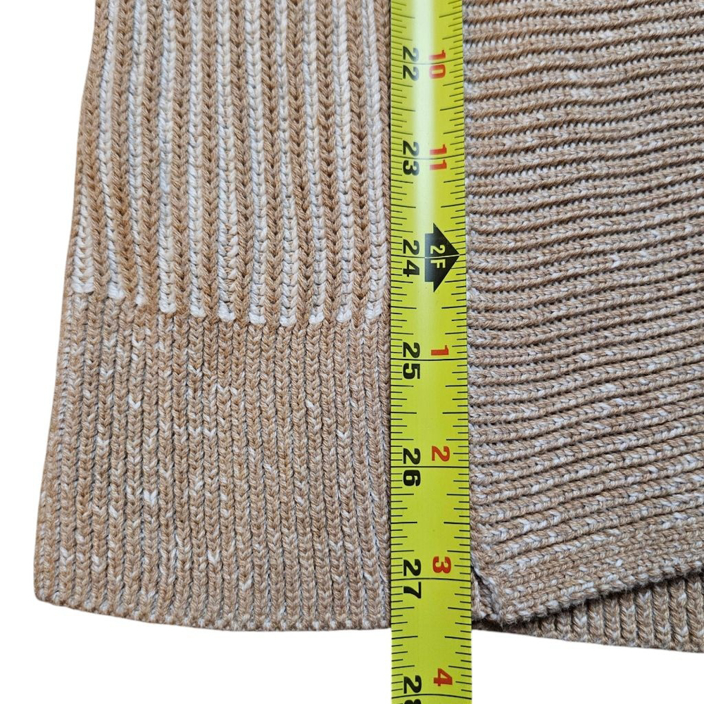 Tahari XS Tan Beige Open Front Cardigan - Picture 5 of 8
